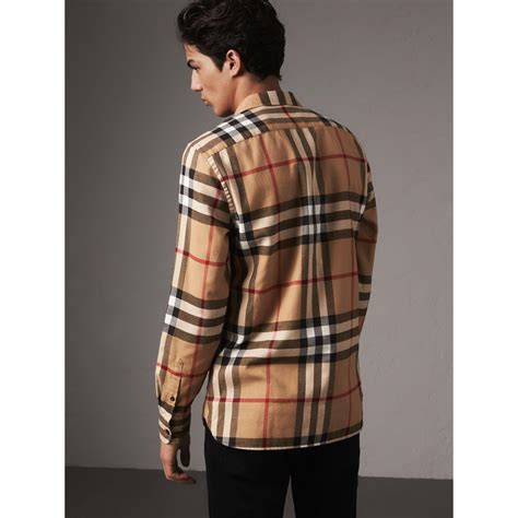 burberry shirt men outfit|burberry flannel shirt men's.